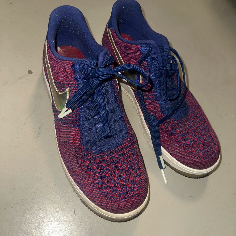 Nike Royal Blue and Crimson Athletic Shoes
